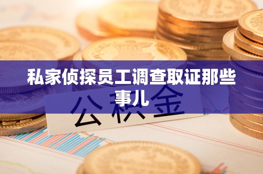 赣州私家侦探员工调查取证那些事儿